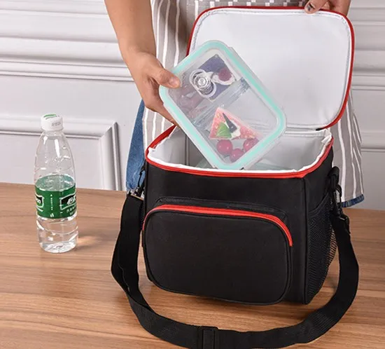 Теплоизолированная сумка для ланча сумки женщин дети семья пикника Термические