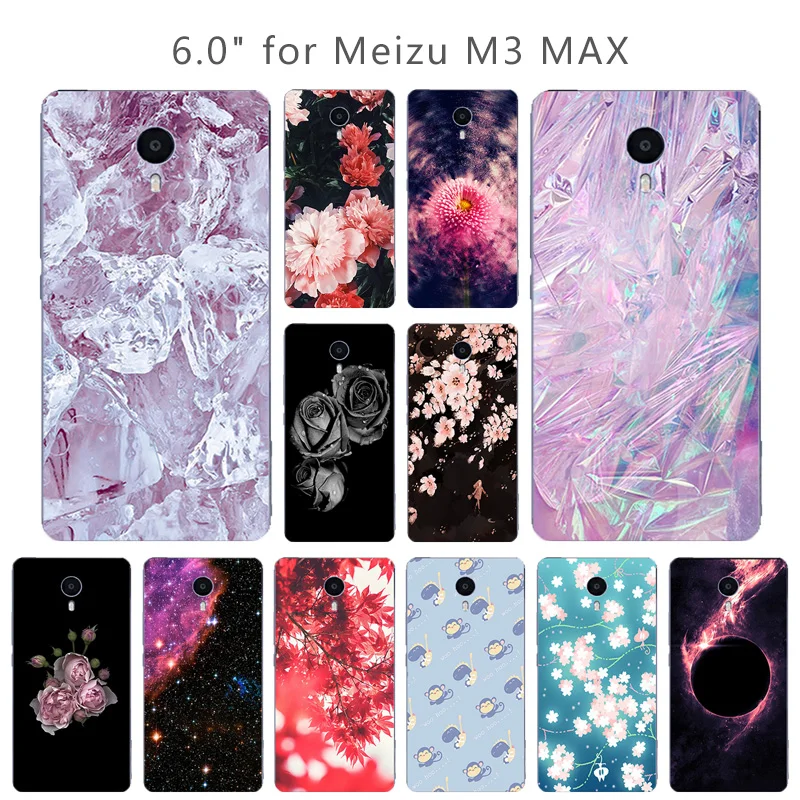 Мягкие силиконовые чехлы для телефонов 6 0 дюйма Meilan Max Meizu M3 MAX модная Роскошная