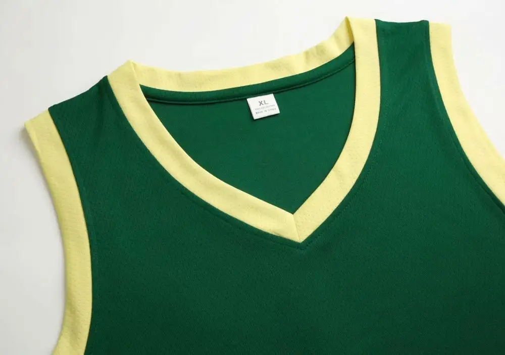 Униформа Clissic Мужская простой баскетбольный трикотаж Kit спортивные костюмы с