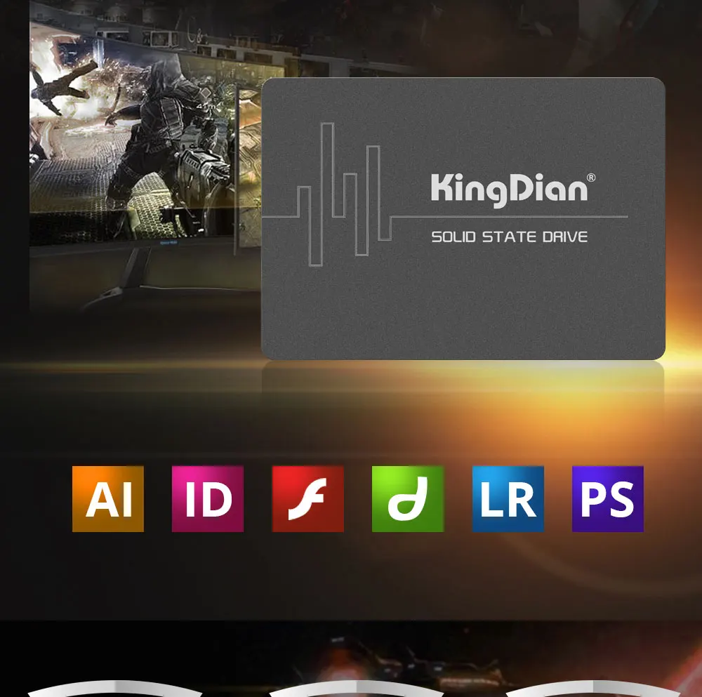 KingDian SSD 1 ТБ 240 gb 480gb 120gb HD SSD SATA3 HDD 2,5 ''Жесткий Диск Внутренний твердотельный диск для ноутбука