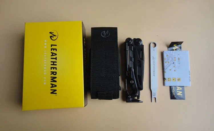 Мультитул LEATHERMAN-MUT/EOD с огнестрельным и EOD инструментами для техников, черный/серебристый с оболочкой MOLLE