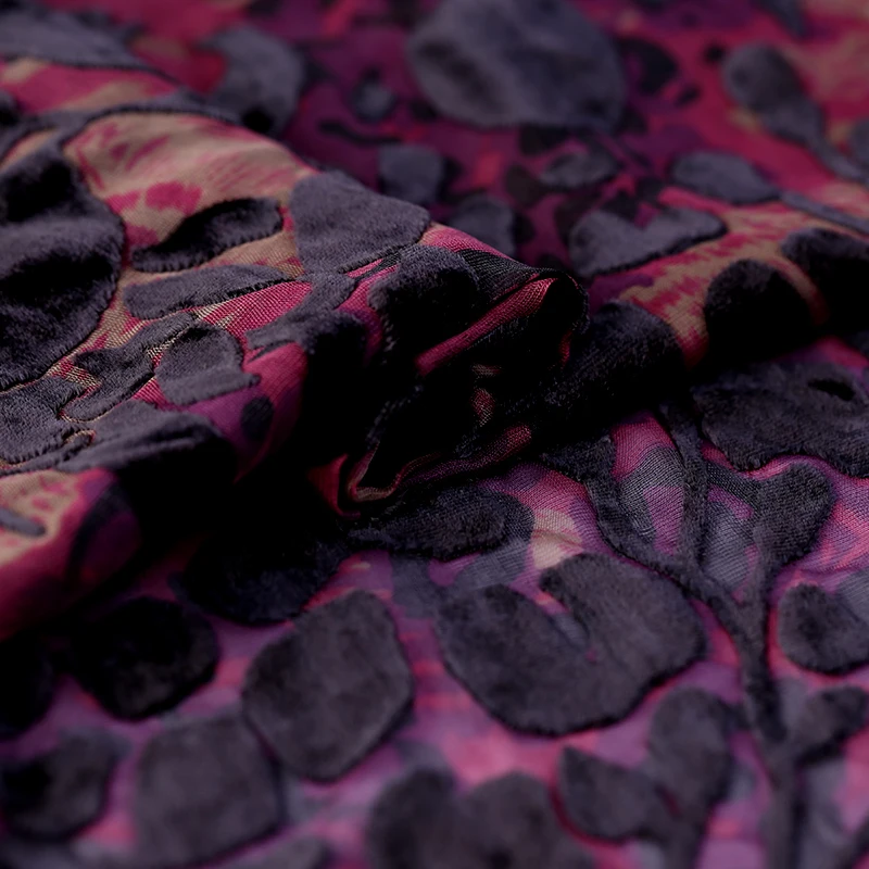 Hollow burnout velvet fabric high-end silk cheongsam dress wholesale cloth 114 cm | Дом и сад