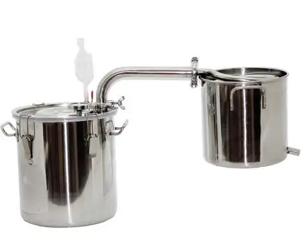 Stainless steel 20л 30л 70Л Самогонный дистиллятор домашний пивоваренный спирт виски водка Дистилляция охладитель конденсатора брожения баррель - Цвет: Stainless steel