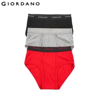 giordano men underwear basic cotton soft male underwear 3pcs sous vetement homme ropa interior hombre calzoncillos marcas