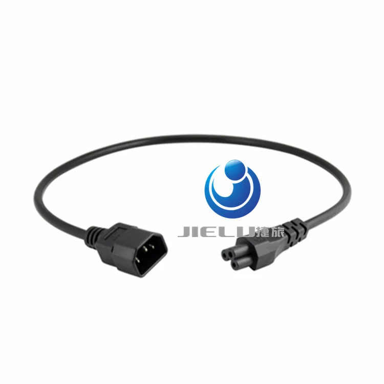 60 см длина IEC 320 C14 штекер для C5 Женский Кабель-адаптер 3 Булавки штекерным Микки PDU