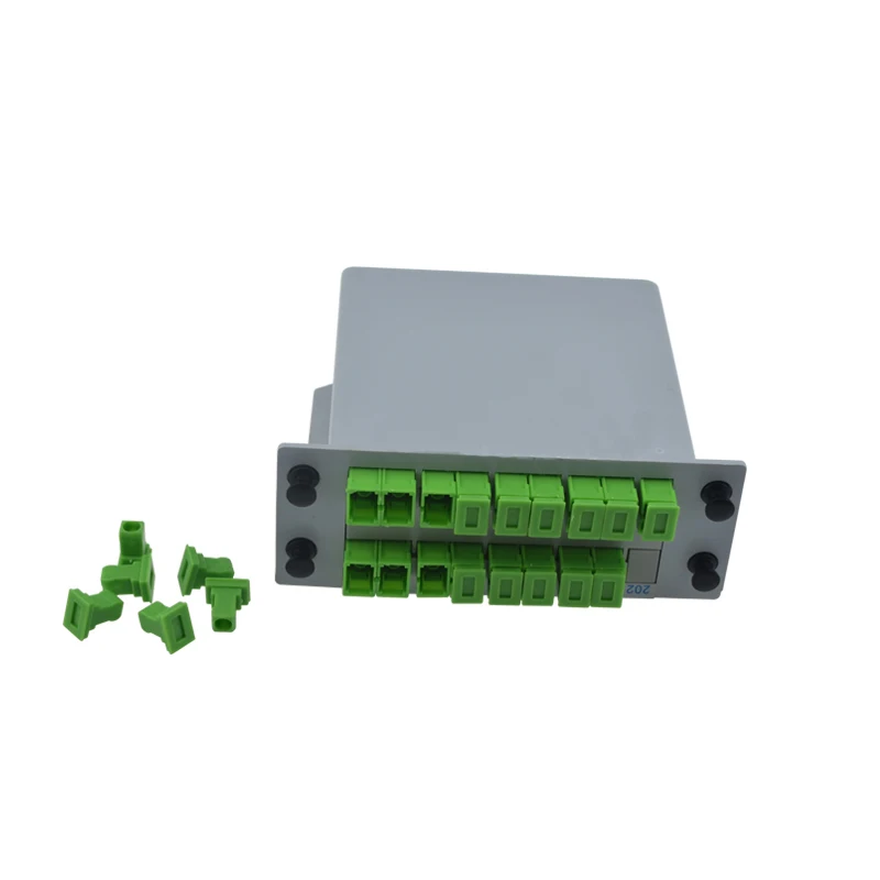1X16 SC APC PLC волоконно оптический разветвитель коробка GPON Кассетный Тип соединитель