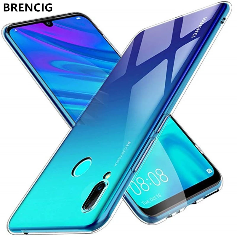 Для huawei P Smart 2019 Y9 Y7 Pro мягкий силиконовый прозрачный телефон задняя крышка для P20