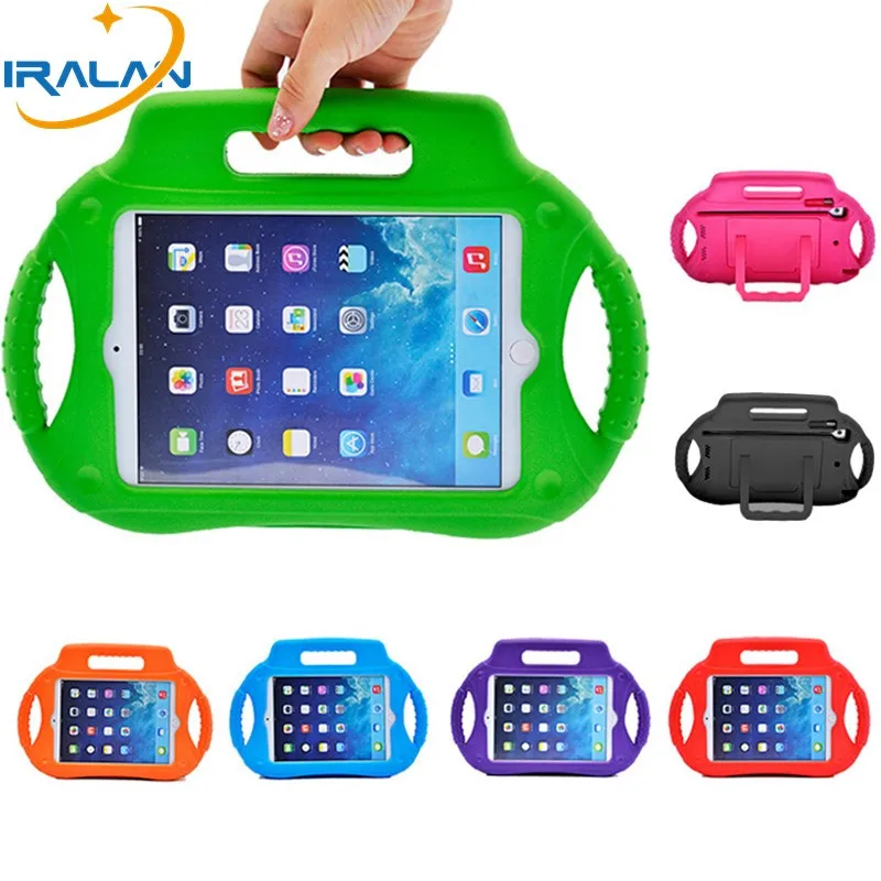 Новое поступление детский чехол для Apple Ipad Mini 1 2 3 4 Прекрасный 3D мультфильм ручка подставка дети ударопрочный EVA пены обложка+ стилус
