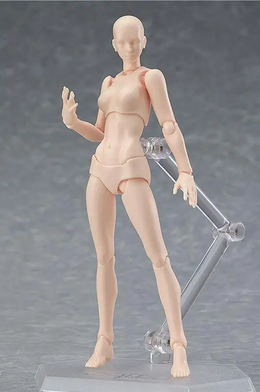 Прозрачный Archetype He She Ferrite Figma подвижное тело SHF Figma Feminino Kun Body Chan ПВХ фигурка Коллекционная модель кукла подарок для мальчика - Цвет: Прозрачный