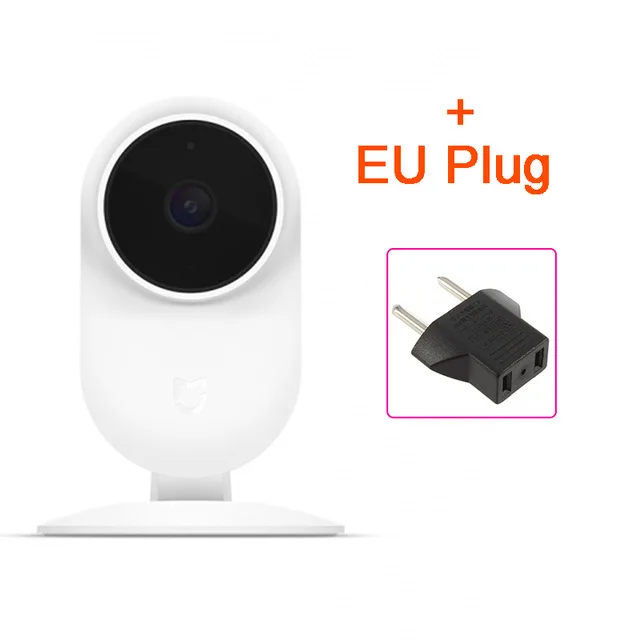 Add EU PLUG Xiaomi Mijia, новинка, 1080 P, IP камера, 130 градусов, FOV, ночное видение, 2,4 ГГц, двухдиапазонный, WiFi, Xiaomi, домашний комплект, монитор безопасности, камера - Цветной: Add EU PLUG