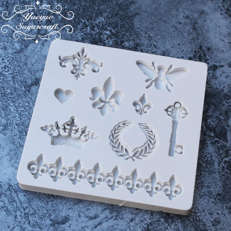 Yueyue Sugarcraft силиконовая форма помадка форма для украшения торта инструменты форма для шоколадной мастики