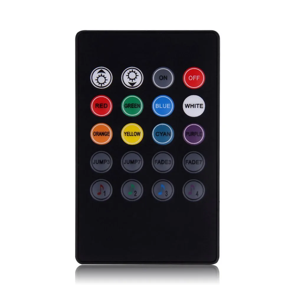 Светодиодная лента RGB для салона автомобиля 4 светодиодный т. 9 светодиодов