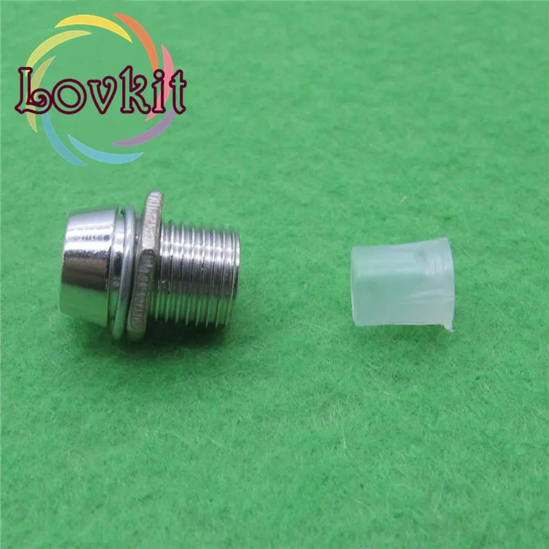 100 шт. 5 мм хромированный металлический светодиодный держатель рамка зажим