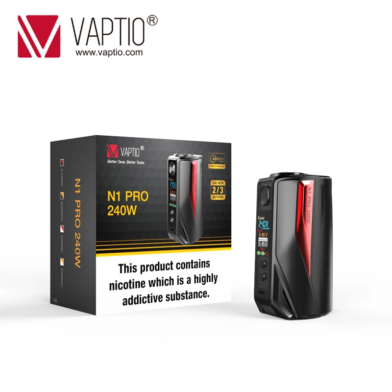 Большая распродажа Vaptio N1 Pro Box mod 240 Вт батарейные блоки электронных сигарет