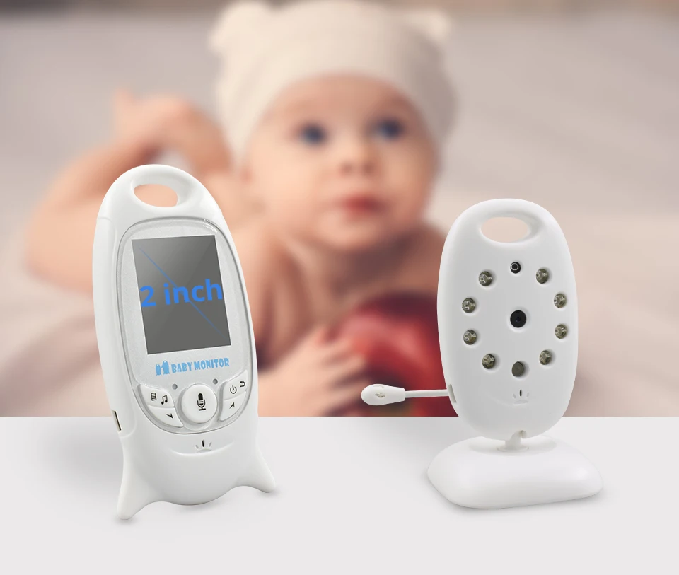 Беспроводной Детский монитор 2 дюймов BeBe Baba электронная няня Радио Видео няня камера ночного видения контроль температуры VB601
