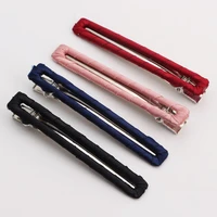 solid colors cloth wrapped simple style hair clips trendy headwear hair accessories for women