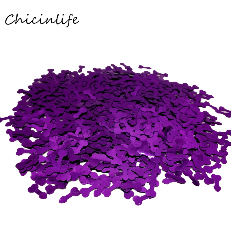 Chicinlife 500 шт./лот член пенис конфетти-блестки девичник вечерние Конфетти украшения украшение свадебного стола товары для девичника