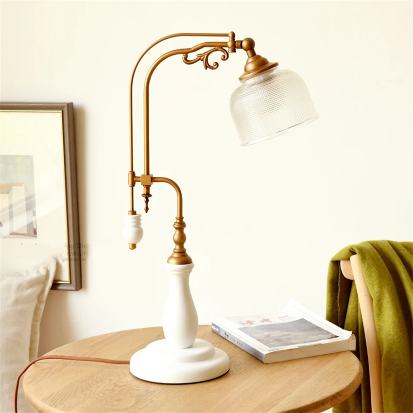 Винтажные настольные лампы в американском стиле декоративные деревянные