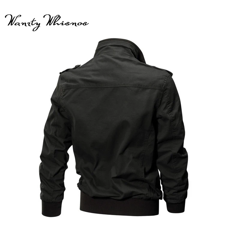 Оптовая продажа куртки-пилоты в стиле милитари мужская хлопковая куртка-бомбер
