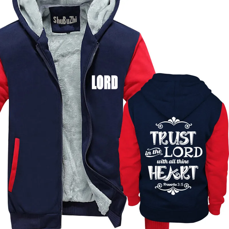 Толстовка Trust in The Lord Christian мужские черные хлопковые толстовки с изображением