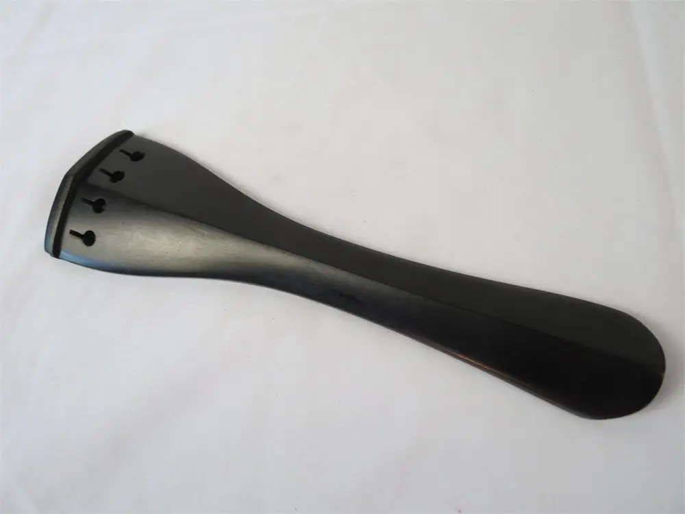 

Highest 1pcs Ebony cellio tailpieces 4/4 with tail gut ,boxwood ornament