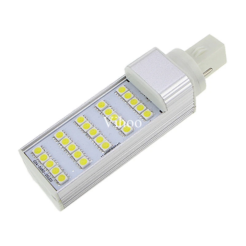 5 Вт 7 Вт 9 Вт 11 Вт 13 Вт 14 Вт g23 g24 e27 Светодиодная лампа 5050smd теплый белый холодный белый 85 В-265 в Точечный светильник 180 градусов горизонтальный штекер светильник