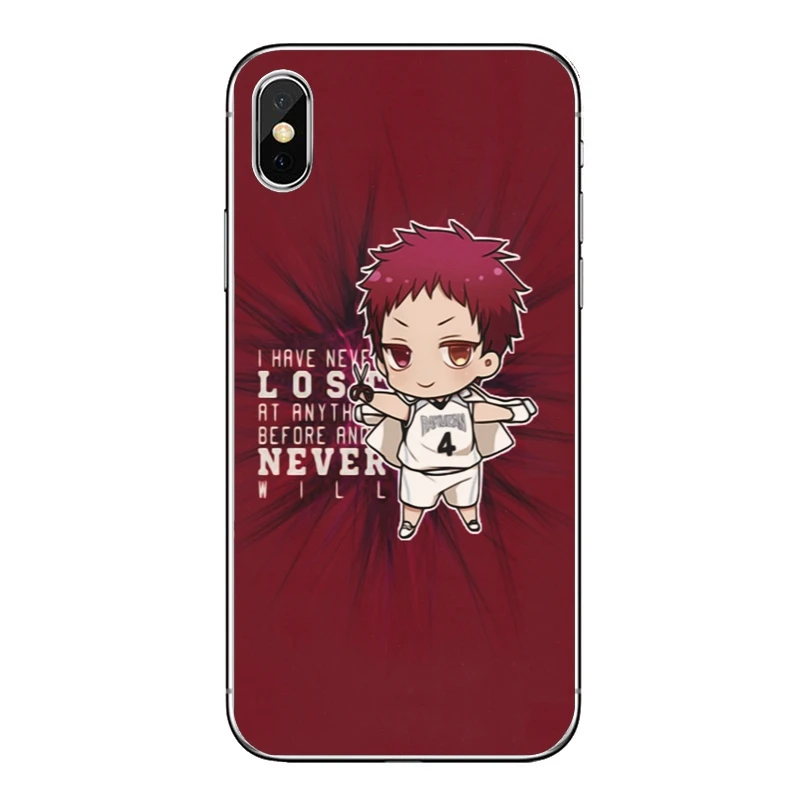 Чехол для телефона kuroko no basket Akashi anime мягкий чехол iPhone 8 7 6s 6 plus XR X XS Max SE 5s 5c 5 4 iPod