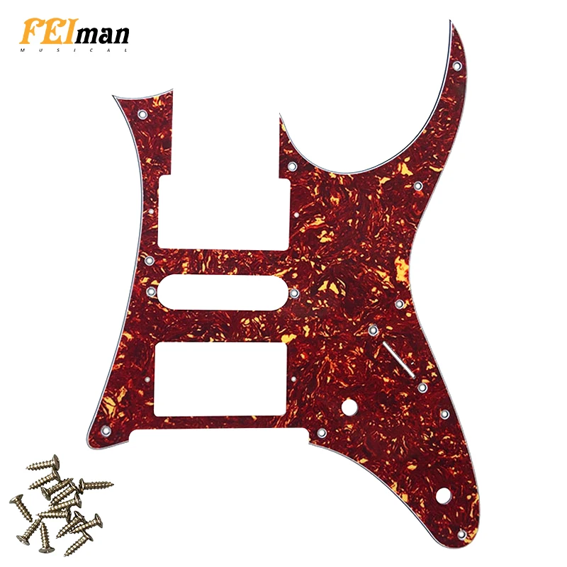 

Pleroo Guitar Parts Pickguards With 10 Screws Suit For Japan MIJ Ibanez RG 750 Guitar Scratch Plate Best Quality Replacement