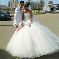 ball gown sweetheart new white ivory wedding dress bridal gown custom 2020 vestidos de novia