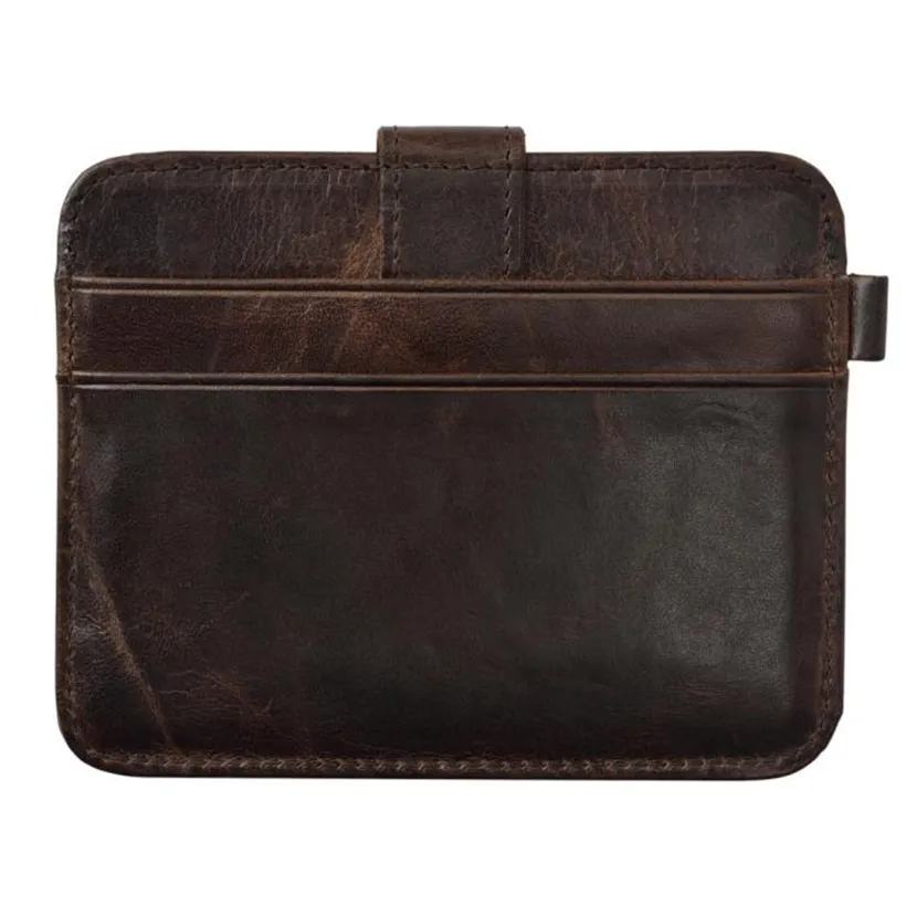 

2018 New Style Men's Short Wallet ID Casepalm Clutch Women Men Slim Credit Card Holder For Men Male Purse Bag carteira masculina