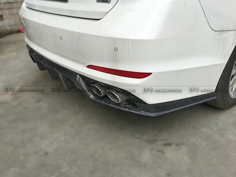 Автомобильный Стайлинг для Hyundai 9th Gen Sonata LF углеродное волокно ZT стильный задний