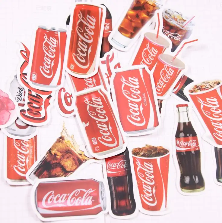 Винтажный обернутый cola декоративный стикер для канцелярских товаров diy дневник в стиле Скрапбукинг этикетка наклейка канцелярские товары