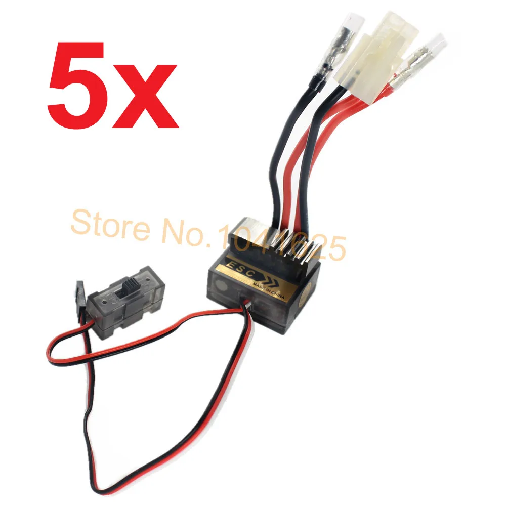 Регулятор скорости с щеткой 5 шт. 320A ESC задним тормозом RC HSP 1/10 1/8 автомобильный