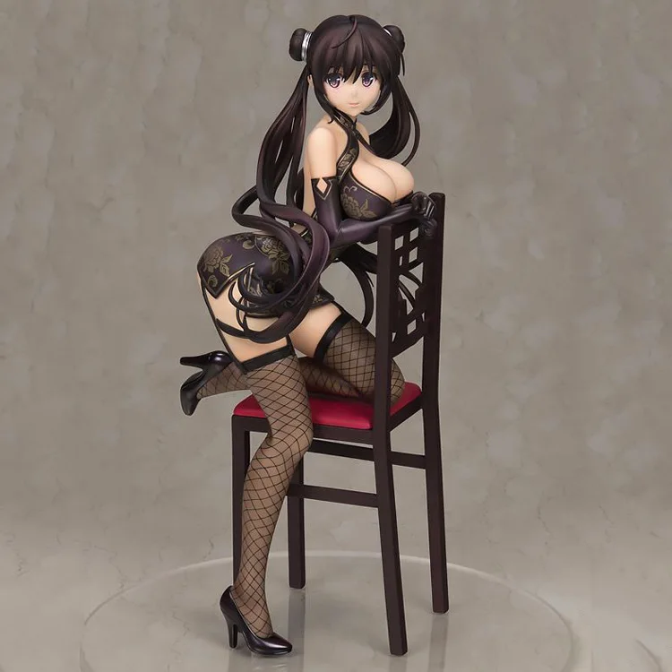 Новинка Аниме экшн-комикс Misaki Kurehito Fuyutsuki Togetsu в Cheongsam Рисунок 20 см 1/6 Масштаб ПВХ сексуальная модель девушки