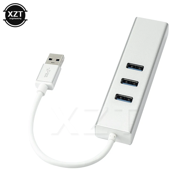 Сетевая карта 1 шт. Gigabit Ethernet RJ45 Lan с 3 портами USB 0 концентратор сплиттер к адаптер