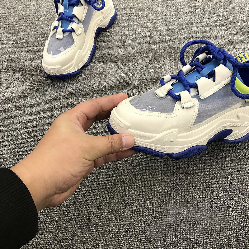 RY РЕЛА/Корейская версия ins tide shoes 2019 г. Новые Летние кожаные Повседневные высокие