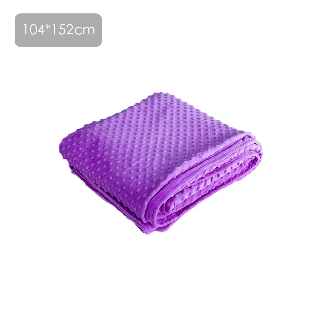 Purple Хрустальное бархатное лоскутное одеяло, гравитационное декоративное полотенце, теплое одеяло, ядро можно сочетать с пододеяльником - Цвет: Purple