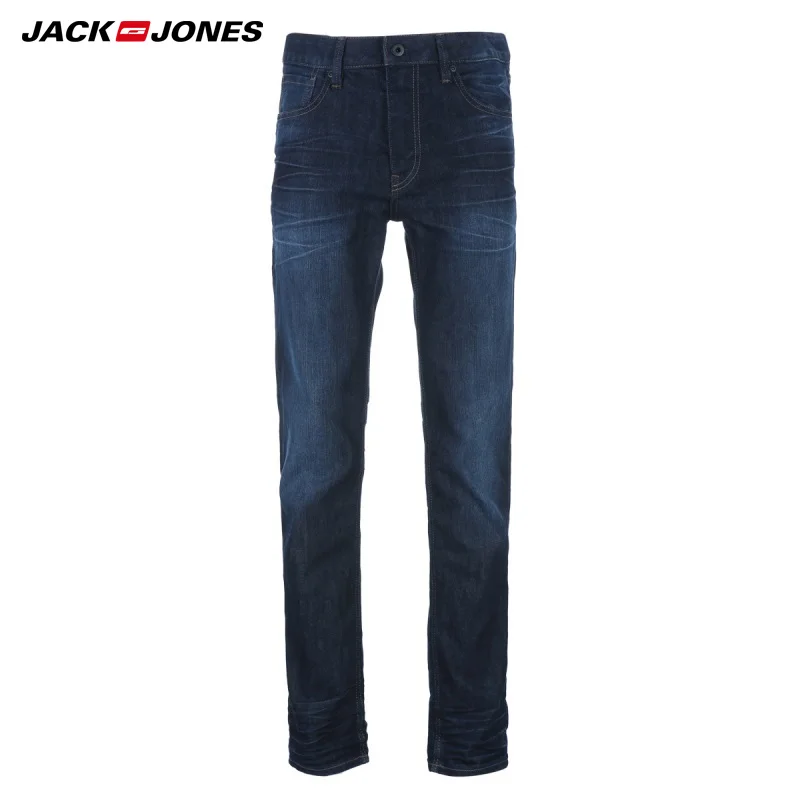 Jack Jones 2018 Новинка мужские джинсы 74% хлопок нательный фасон брюки застёжка YKK штаны