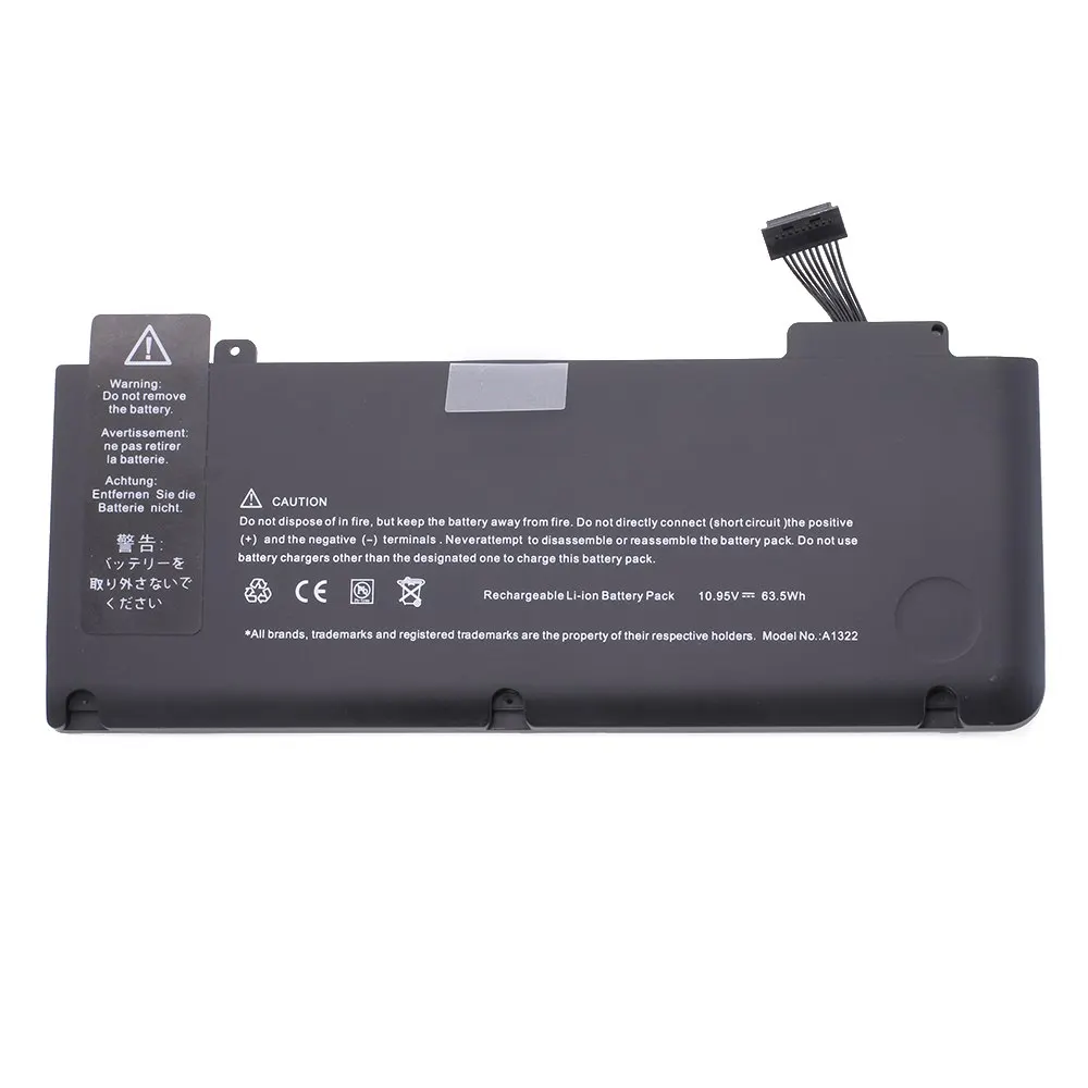 YHR ноутбука Батарея для Apple Macbook Pro 13 &quotA1322 A1278 661 5229 5557 020 6547 A 6765 MB990 MB991 MC700 MC374