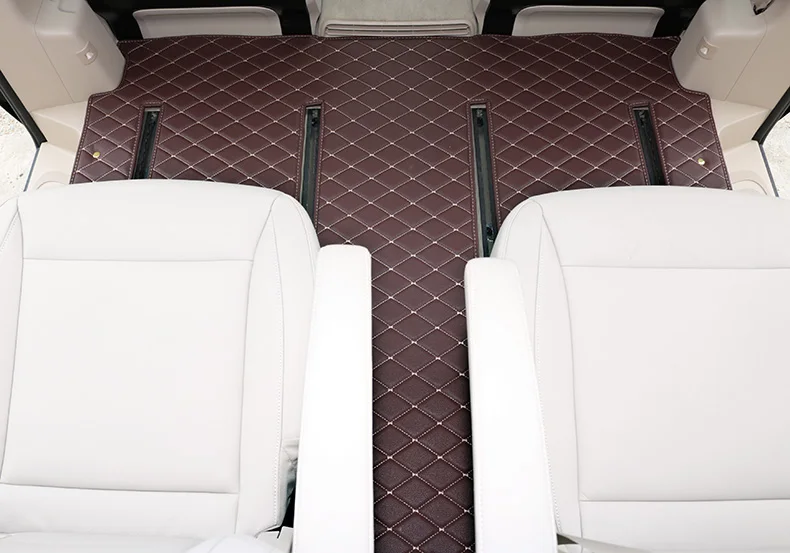 Автомобильный напольный коврик из волоконной кожи для mercedes benz v class Viano Valente Vito Metris