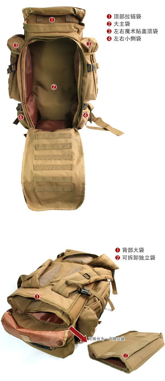 9.11 Military USMC Soldier Army Tactical Molle Backpack Multi Solid Nylon Wearproof Hunting Camping Outdoor Travel Backpacks Bag |
