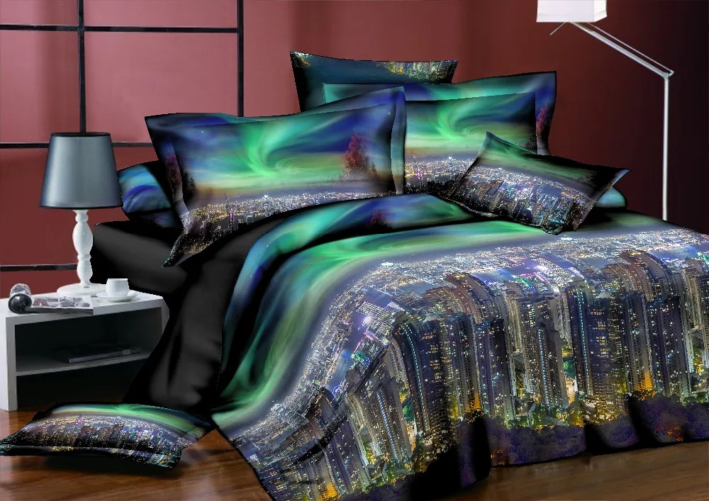 Постельное белье Модные 5d полоски панд клумба простыни постельное жаккардовое