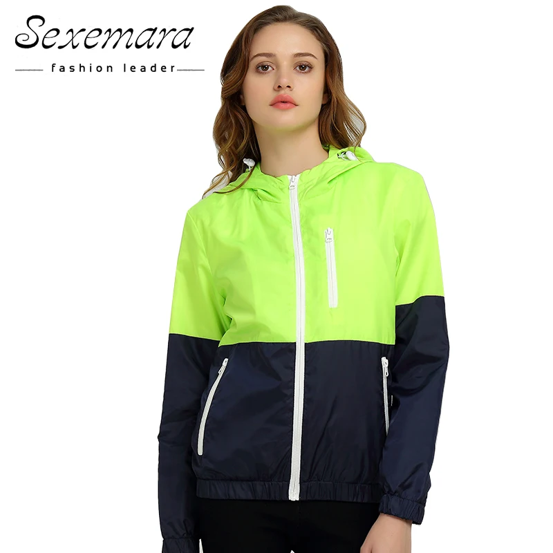 

Jackets Women 2022 Spring New Fashion Jacket Women Hooded basic Jacket Casual Thin Windbreaker female jacket Outwear Women Coat