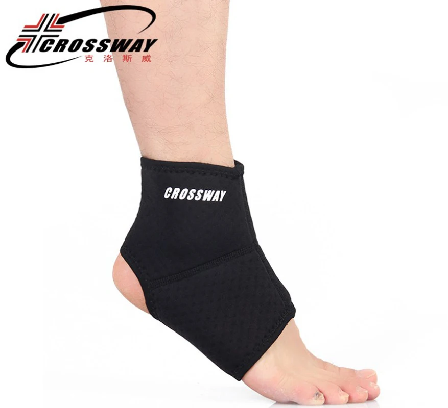 4x (2 пара) CROSSWAY Голеностопные бандажи Тренажерный зал Спорт регулируемые стопы: 0110