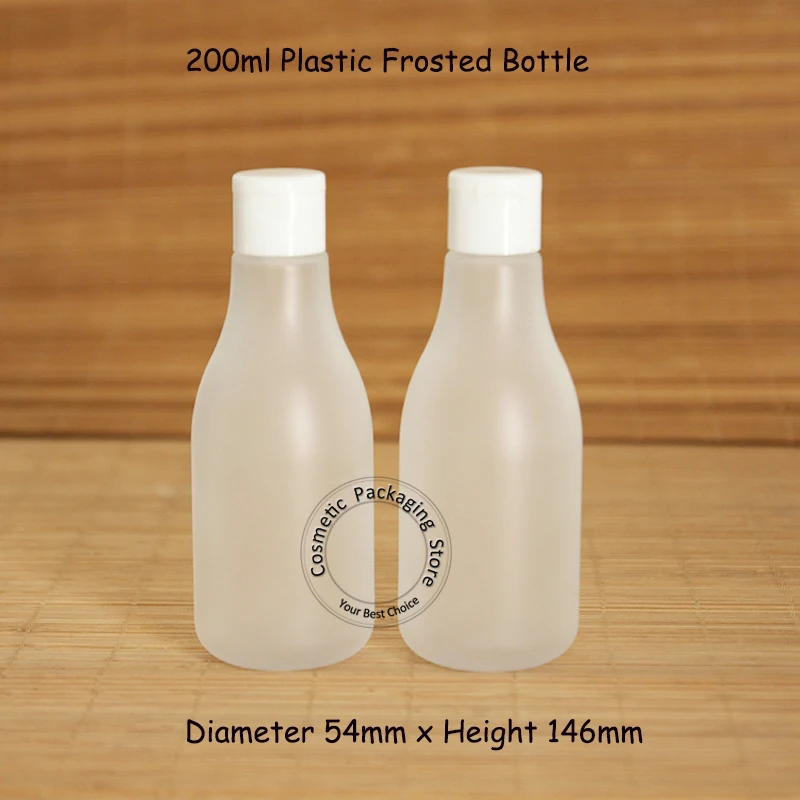 Пластиковый флакон с откидной крышкой объемом 200 мл 60 шт./лот косметический