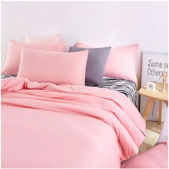 Сдельный бытовой чистый цвет 4 1 2 m двойной пододеяльник простыня простая 5/1 8 три