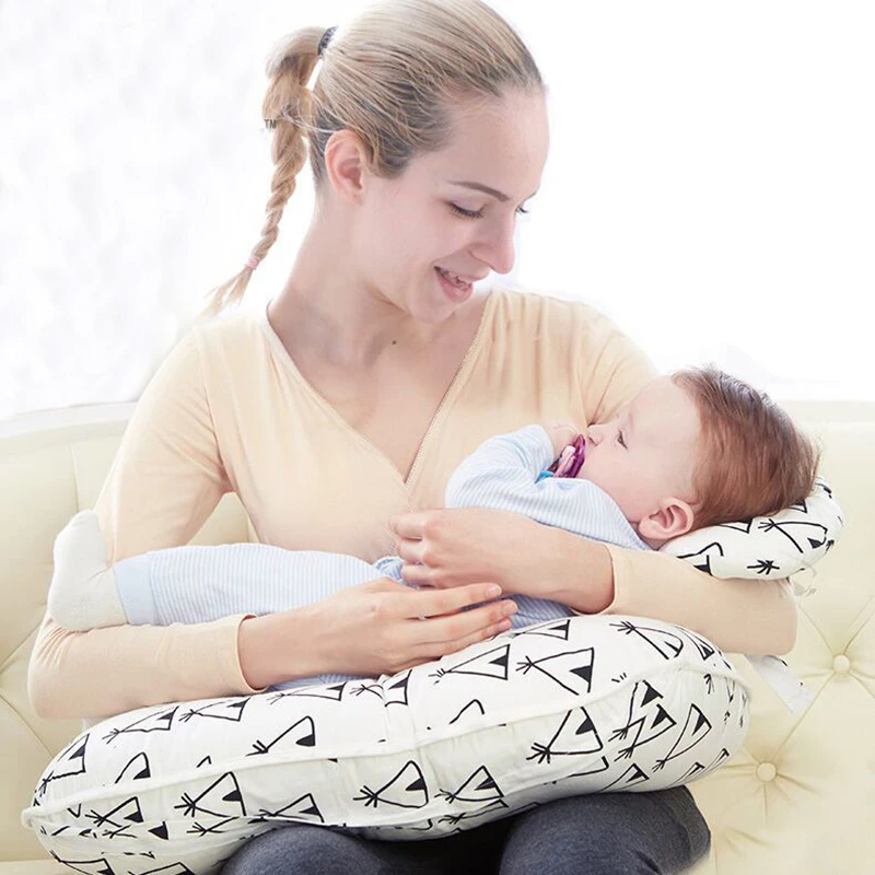 Breast Feeding Pillow Pregnancy/Multi-functional Nursing Maternity Baby Newborn Support Soft Comfortable 100%Cotton U-Shape