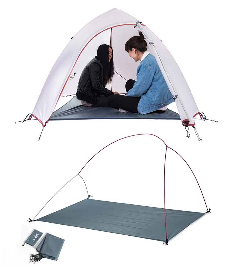 Naturehike Cloud UP обновленная палатка 1 2 3 человек свободно стоящая 20D силиконовая двухслойная Сверхлегкая походная палатка