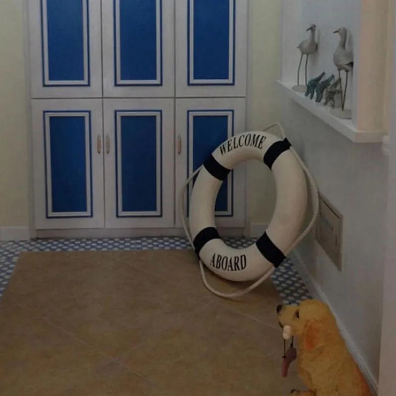 Пена Домашний Декор Морской декоративные спасательный круг жизни кольцо стене