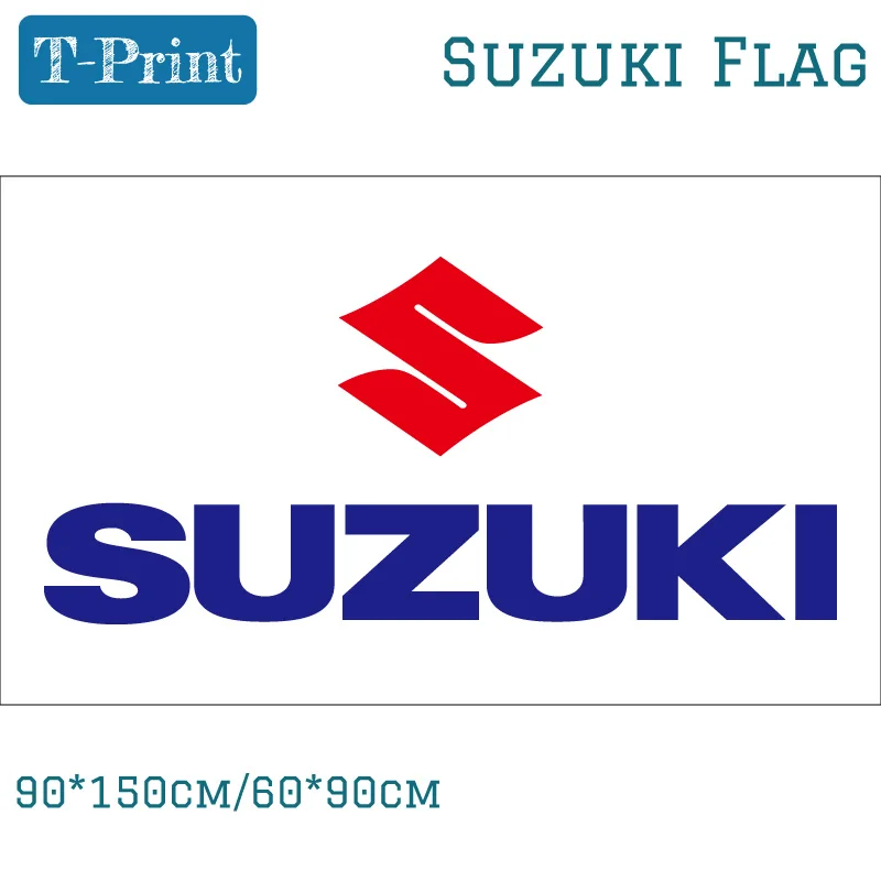 Флаг Suzuki для автомобилей Suzuki Cycles Motor полиэстер 90*150 см 60*90 см Баннер